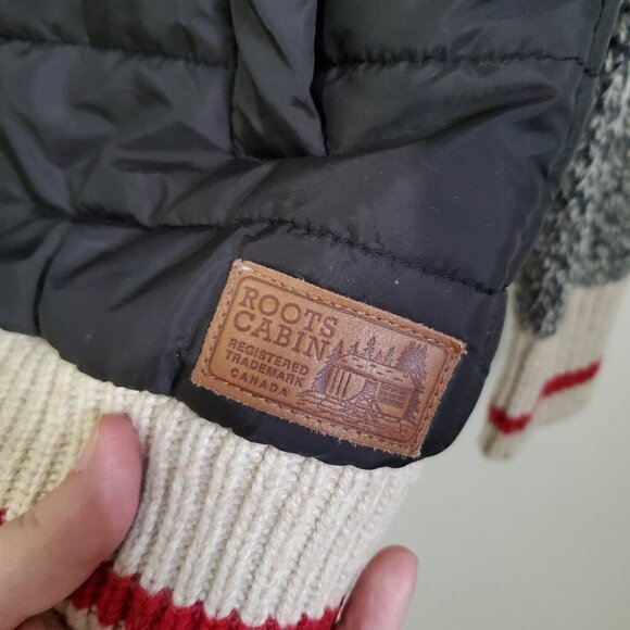 Rare~ Roots Gray Quilted Women's Jacket - Picture 10 of 16